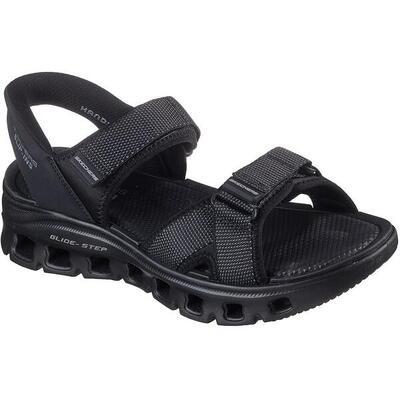Sandalen skechers glide-step pro sandal-salvoe, zwart, mannen