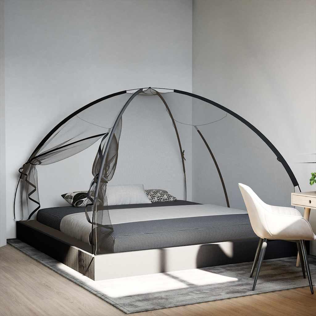 VidaXL mosquitera Mongolia 220 malla 200x200x135 cm negro 3/5