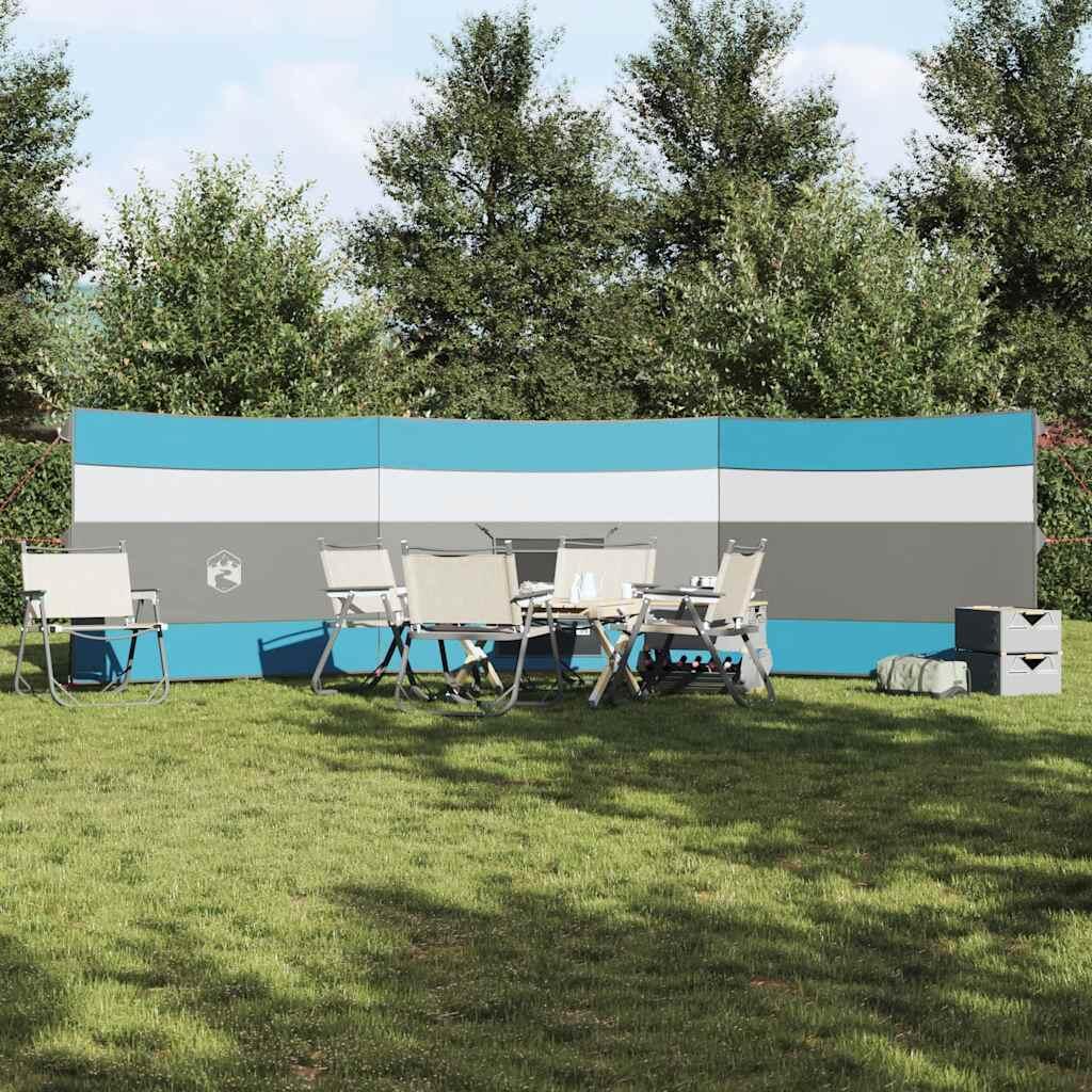 VidaXL brise-vent de camping étanche 508 x 130 cm bleu 3/3