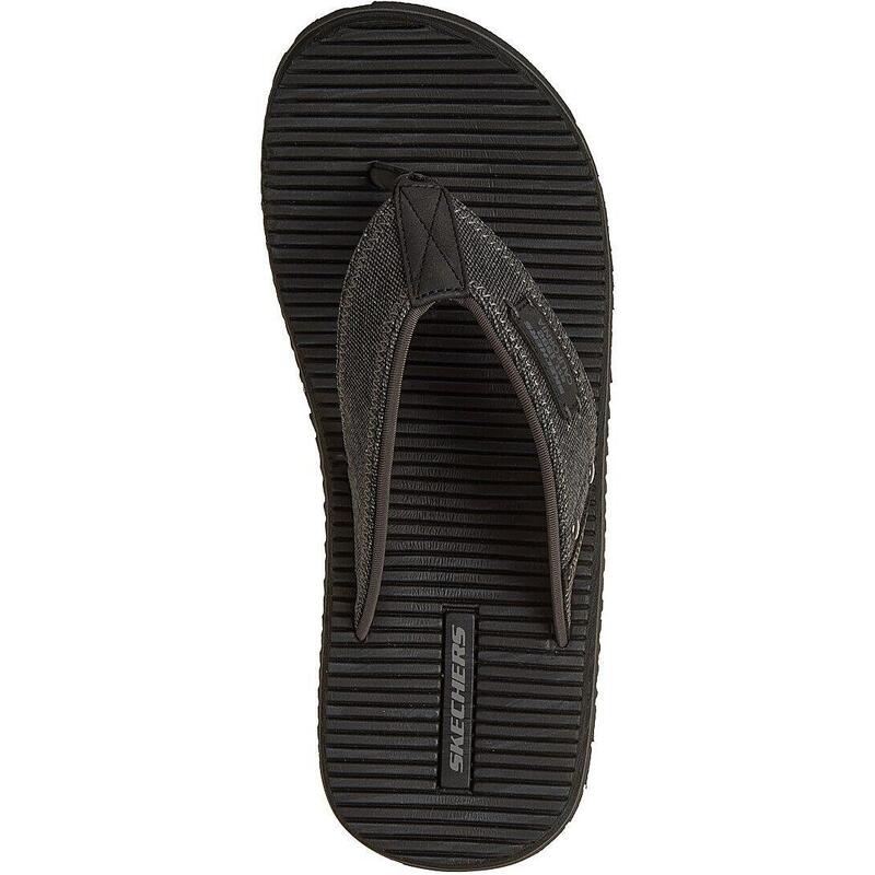 Slapi barbati Skechers Quill-sea Side, Negru
