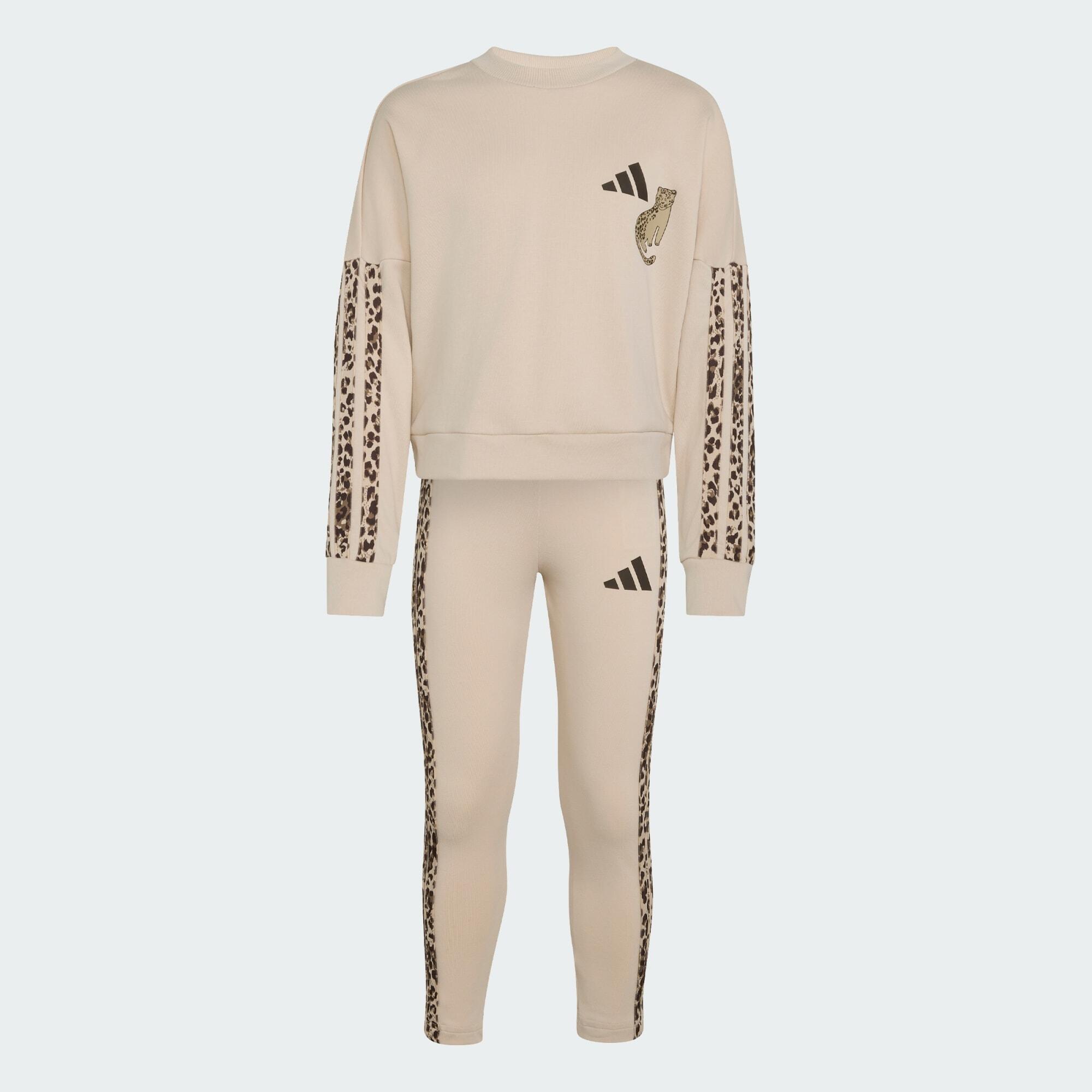 CONJUNTO CON MALLAS Y ESTAMPADO ANIMAL 2/5