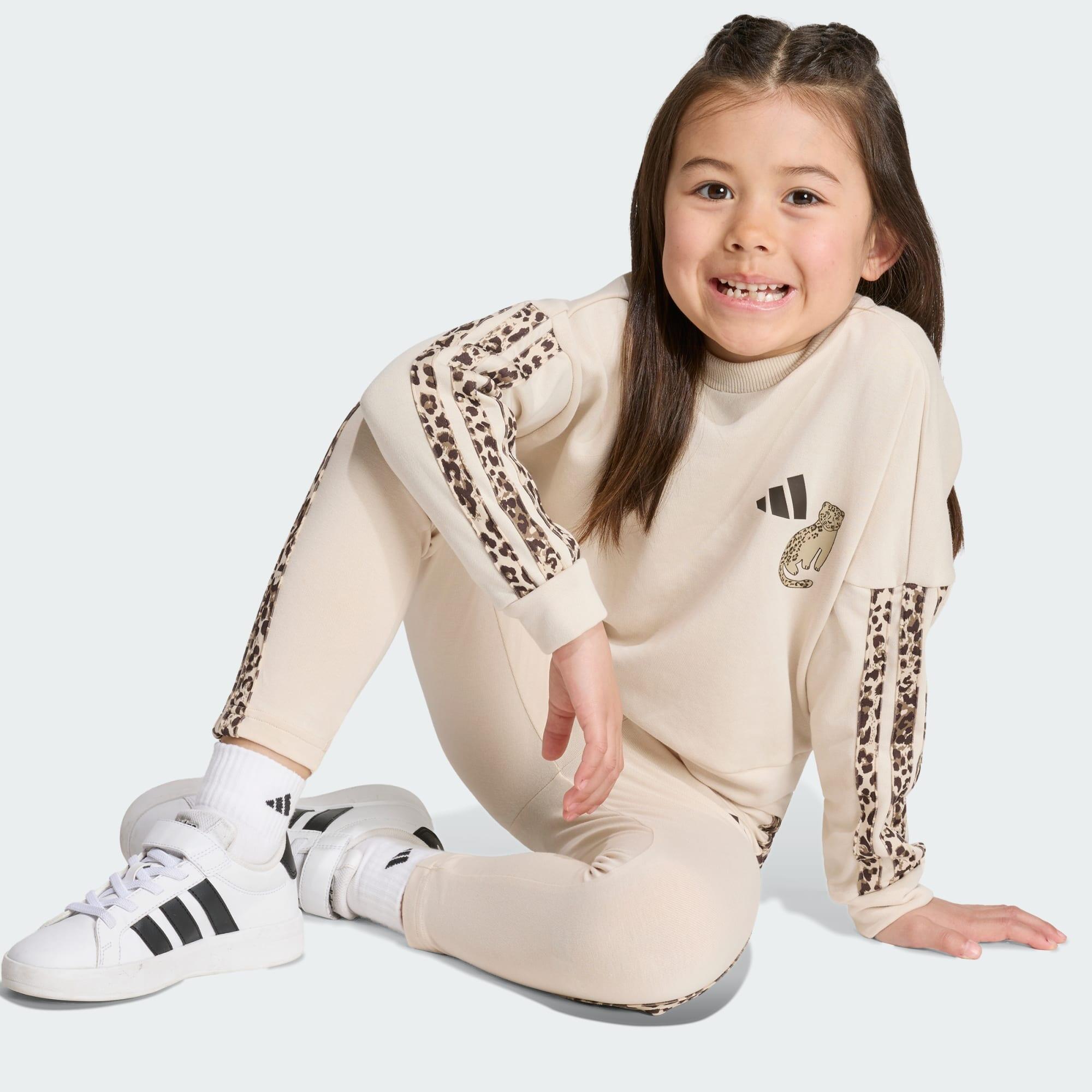 CONJUNTO CON MALLAS Y ESTAMPADO ANIMAL 4/5