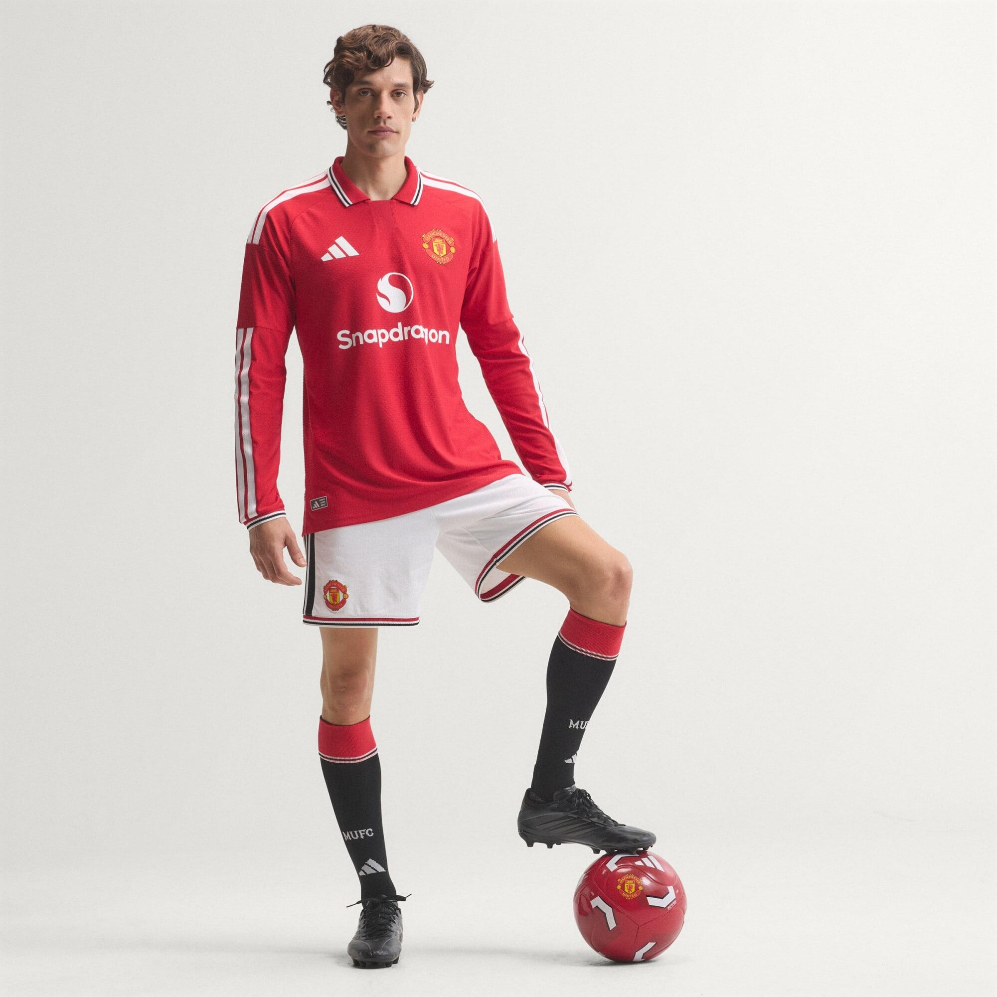 Maglia Home a maniche lunghe Authentic Manchester United 26/27 4/7