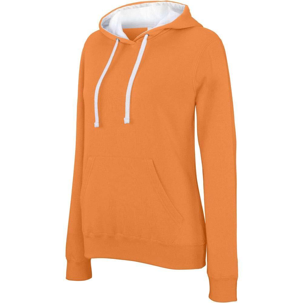 Hoodie Damen Kariban Contrastée 3/3