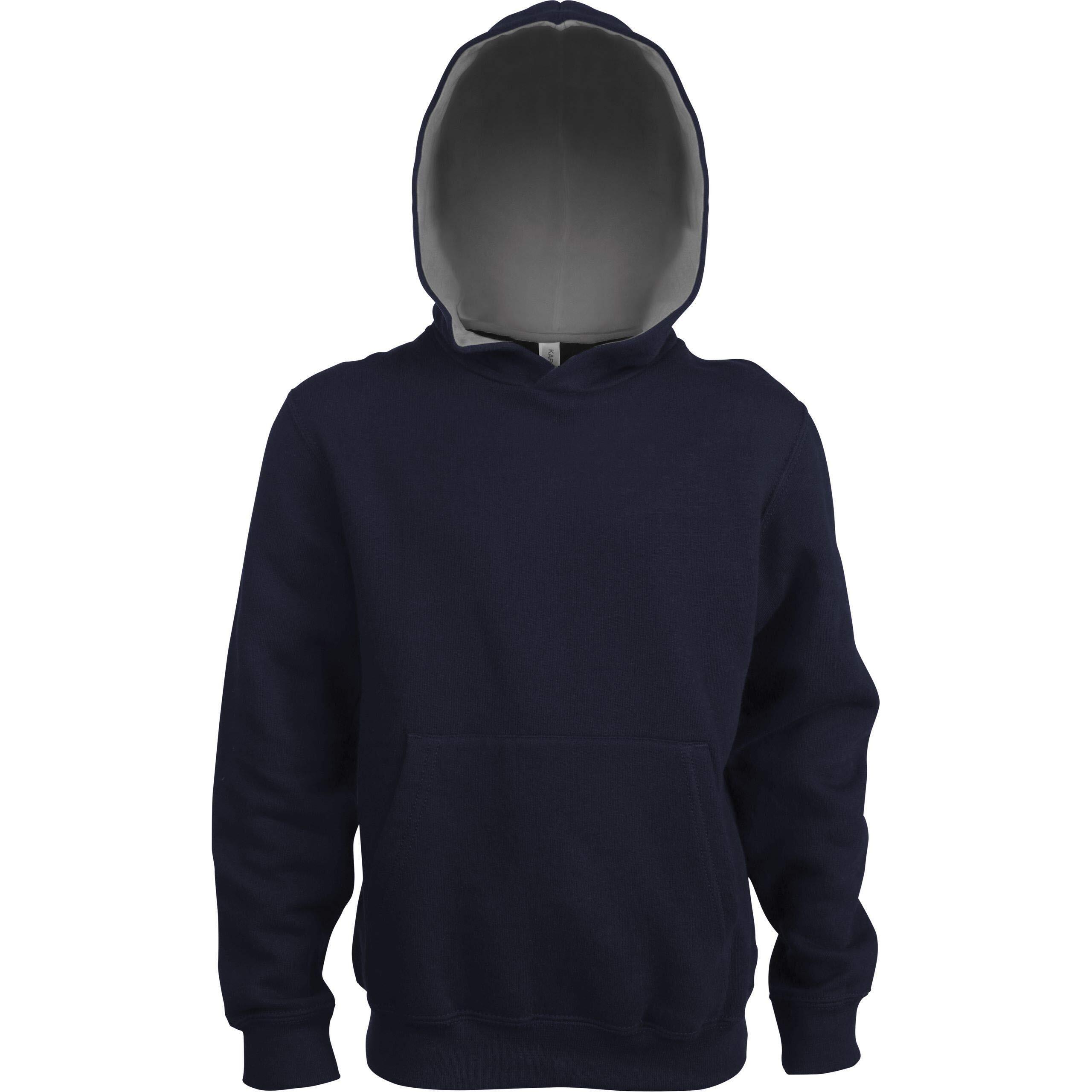 Sweatshirt à capuche enfant Kariban Contrastée 2/2