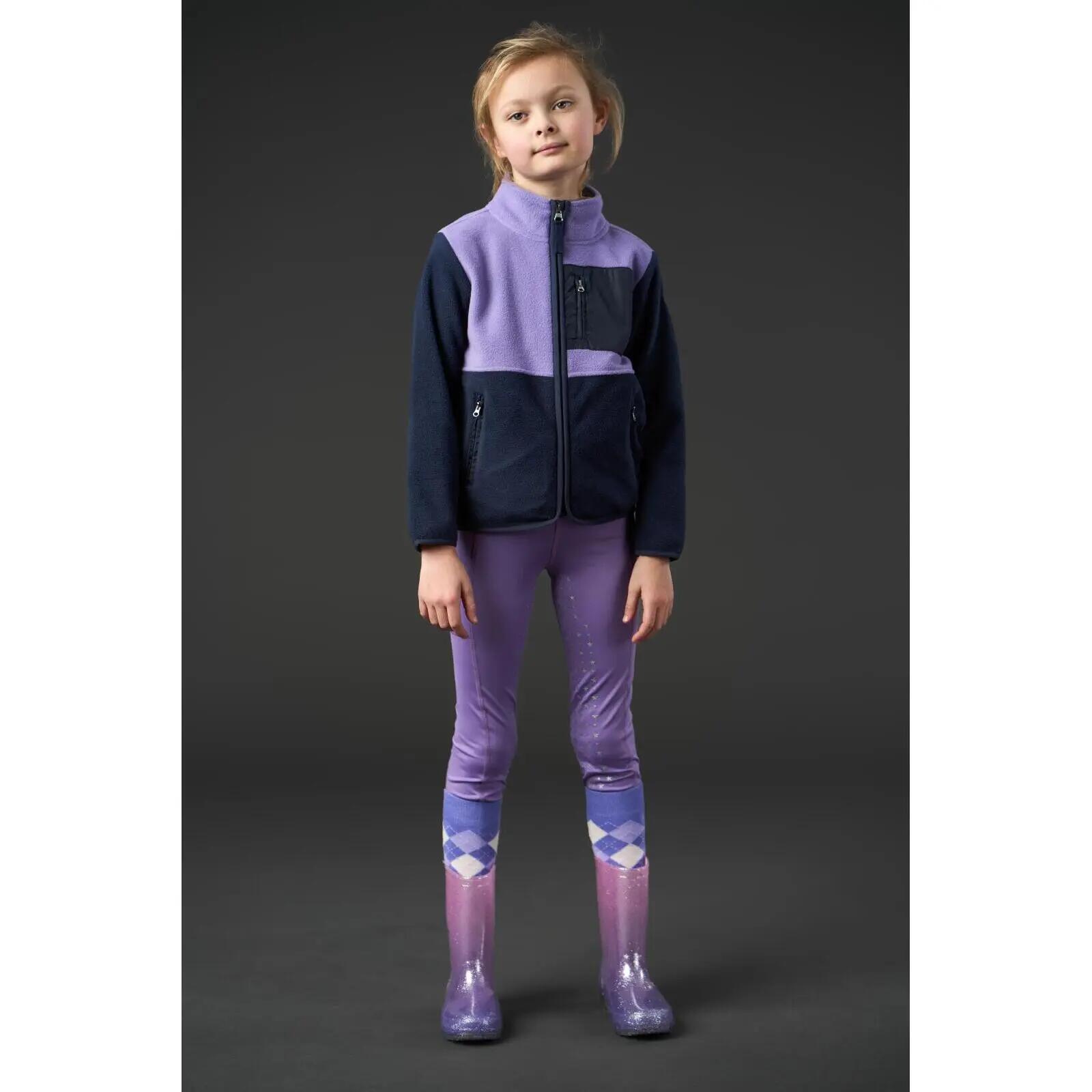 Fleece met rits voor meisjes Equipage Allison 4/5