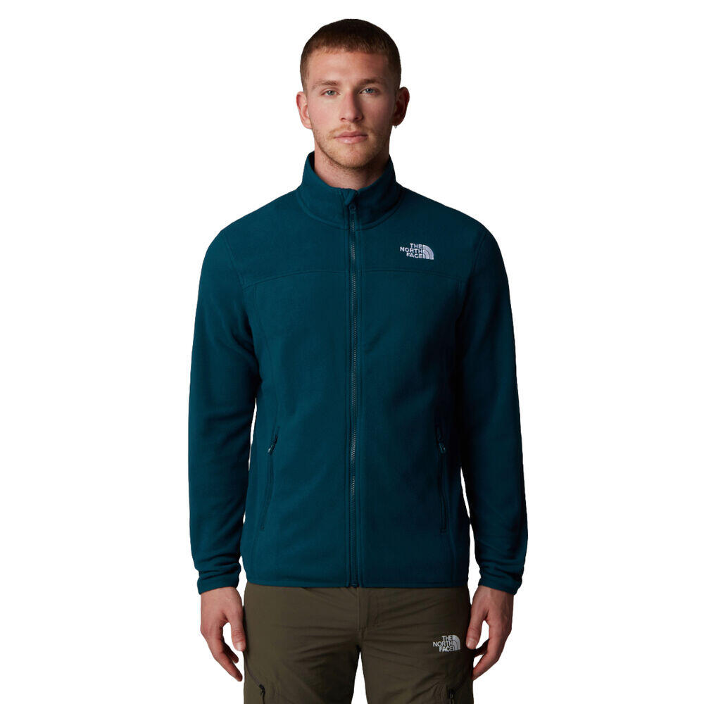 The North Face Fleece Vest Uomo S, petrolio e grigio asfalto 3/4