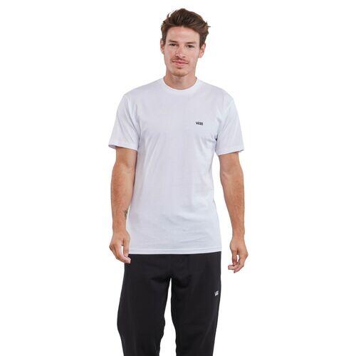 Camiseta Blanca Vans Left Chest White Básica de Corte Regular 4/4