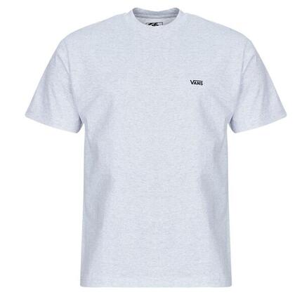 Camiseta Gris Vans Left Chest Light Grey Heather Básica de Corte Regular