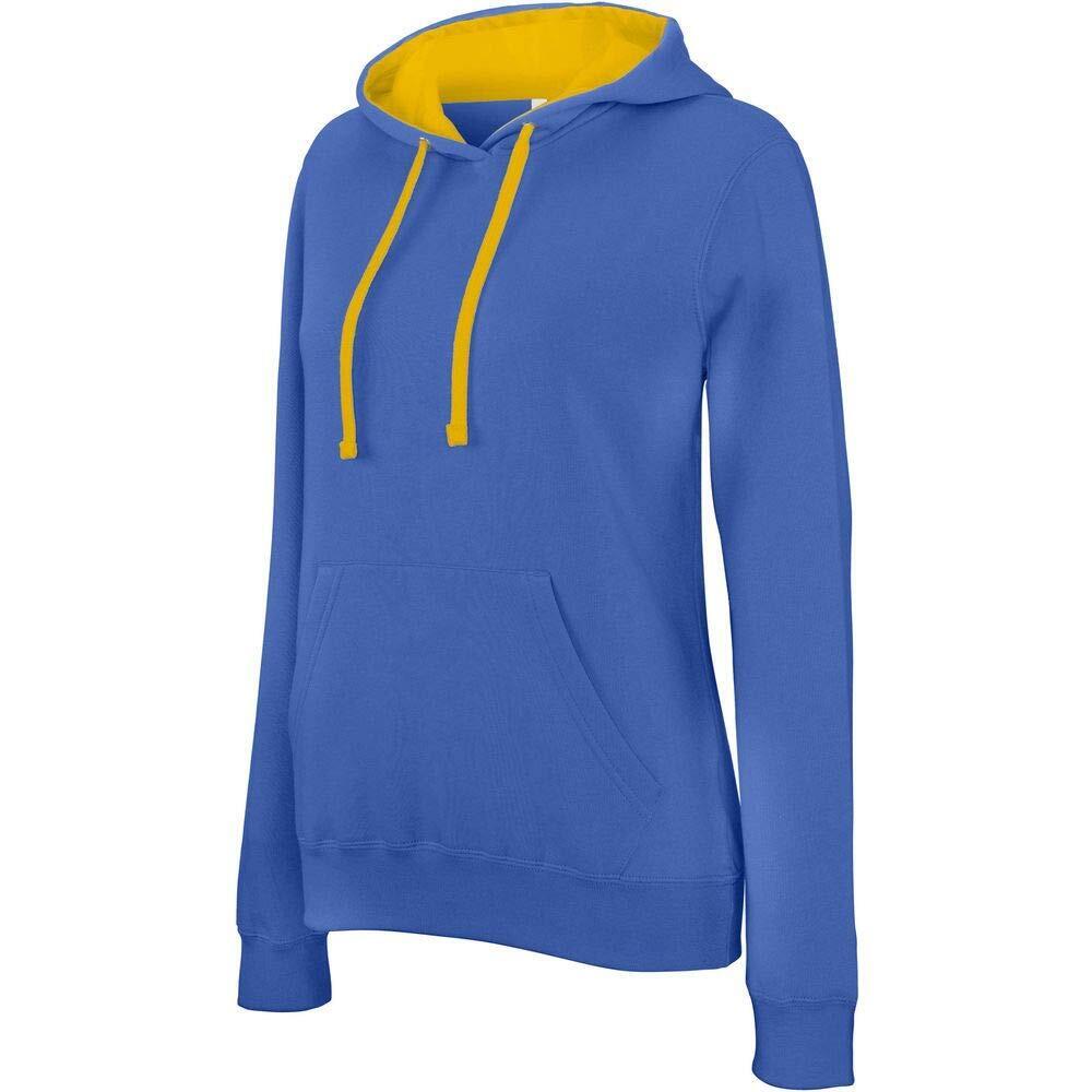 Hoodie Damen Kariban Contrastée 3/3