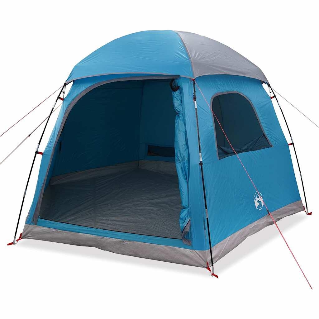 Tienda familiar iglú VidaXL 6 personas impermeable azul 2/7