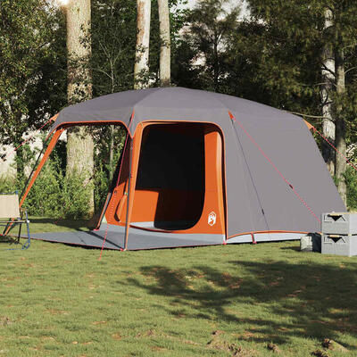 Tenda da campeggio a cupola 5 posti impermeabile con veranda e porta E - VidaXL