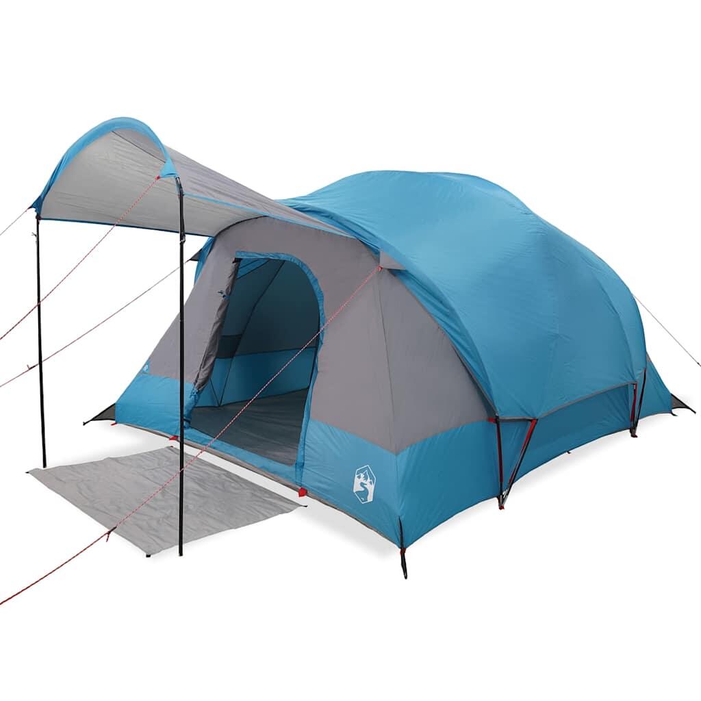 Tienda túnel VidaXL para 8 personas impermeable azul 2/7
