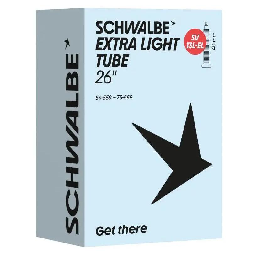 Schwalbe SV13L-EL 26in Extra-Light Inner Tube, 40 mm Presta