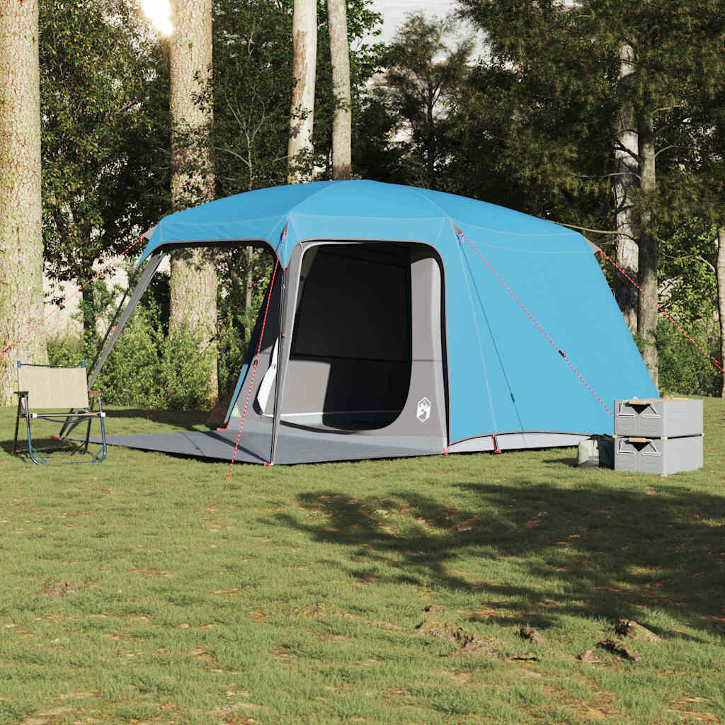 VidaXL Campingzelt mit Verandakuppel 5 Personen, wasserdicht, blau 3/7