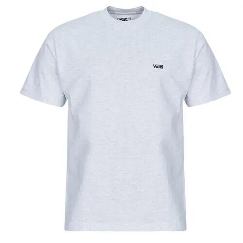 Camiseta Gris Vans Left Chest Light Grey Heather Básica de Corte Regular 4/4