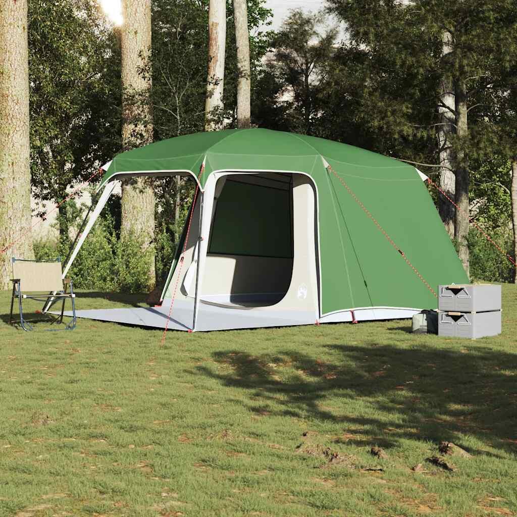 Tienda de campaña VidaXL cúpula para 5 personas impermeable verde 3/7