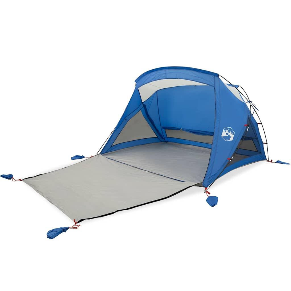Tienda de playa VidaXL para 2 personas impermeable azul celeste 2/7
