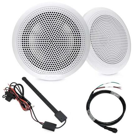 Lautsprecher Audio-Paket: 1 Paar Hp el-f653w + fm/dab-Antenne + Hp-Kabel Nova