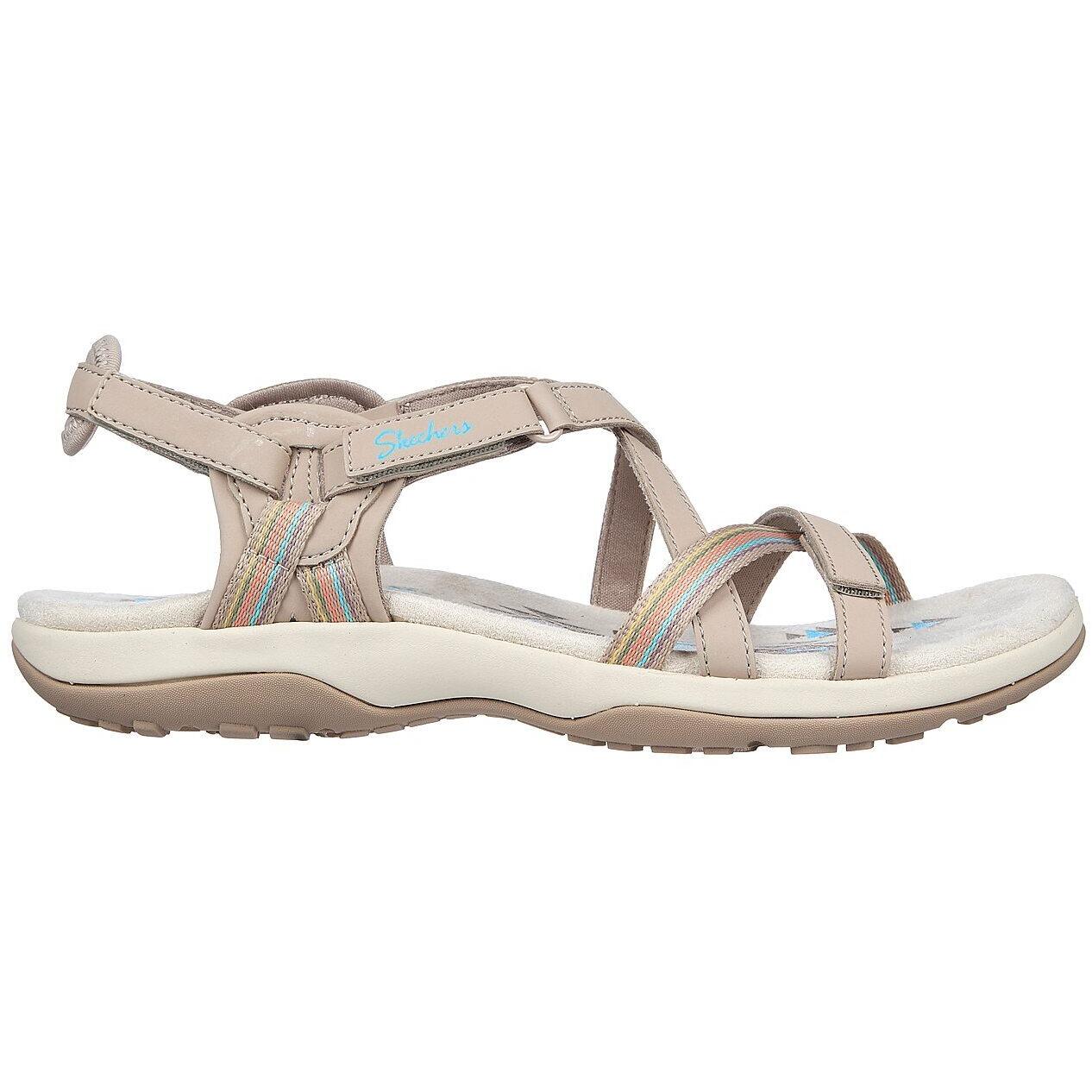 Sandalias Skechers Reggae Slim - Sun Array, Beige, Mujer 3/5