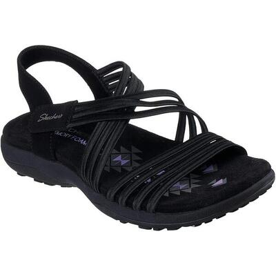 Sandalen skechers reggae slim - sunnyside 2.0, zwart, dames