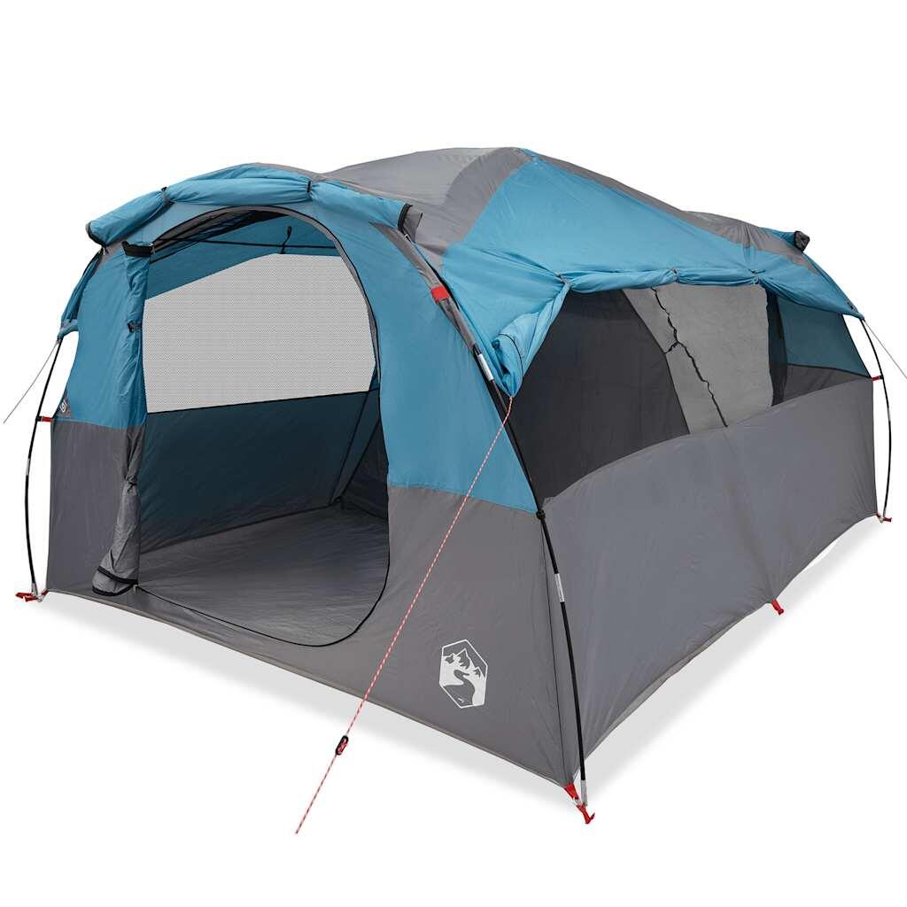 Tienda túnel VidaXL 6 personas impermeable azul 2/7