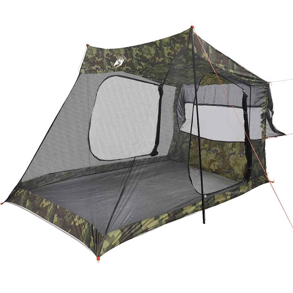 VidaXL tienda de campaña para coche 2 personas camuflaje impermeable 3/7