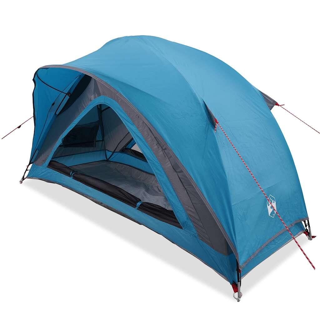 Tienda de campaña VidaXL 1 persona impermeable azul 2/7