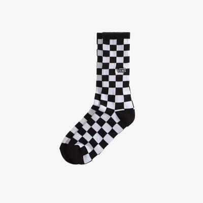Vans checkboard crewneck sokken zwart wit