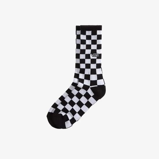 Calzini Vans Checkboard Crewneck black white