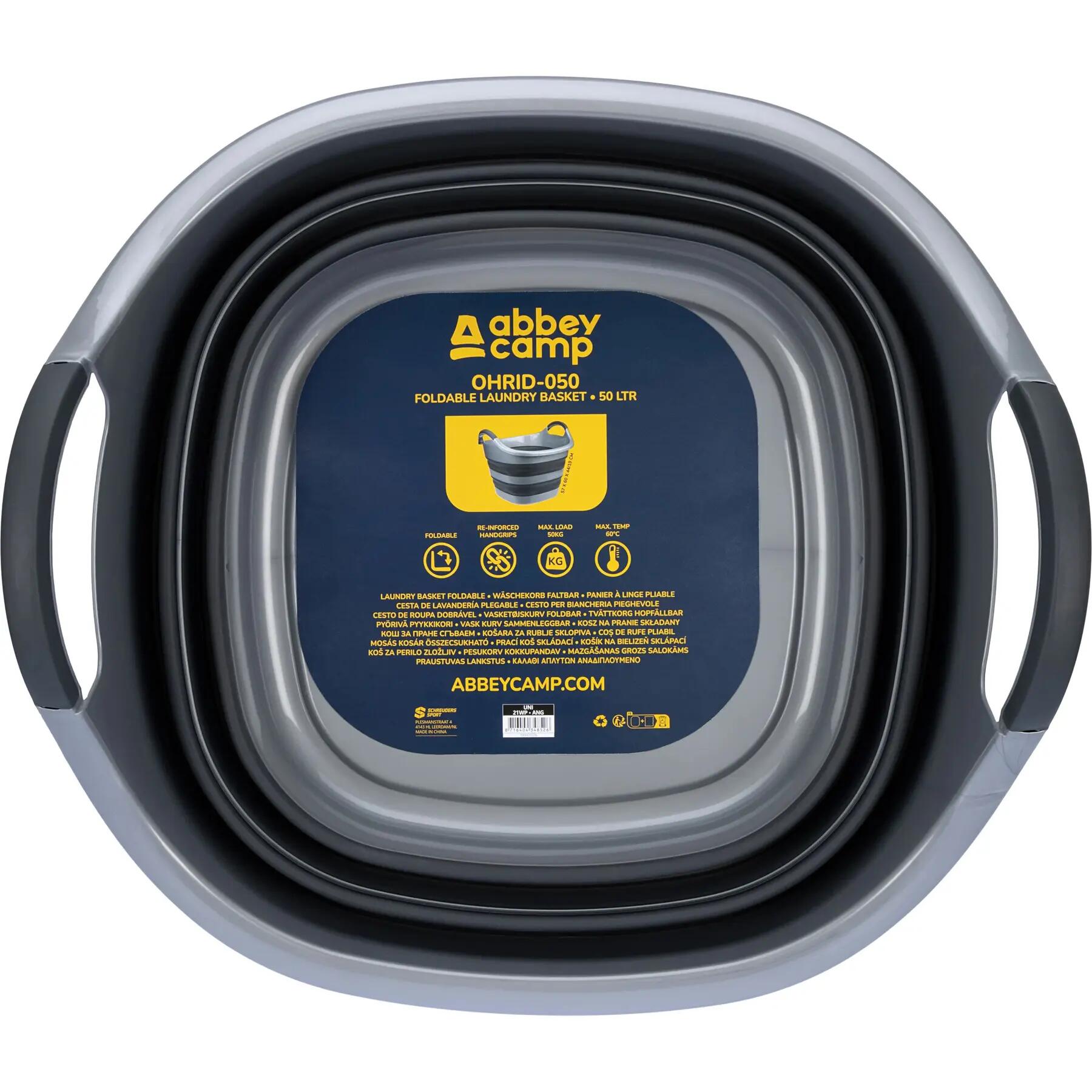 Cesta de ropa plegable Abbey Camp® Ohrid-050 3/5
