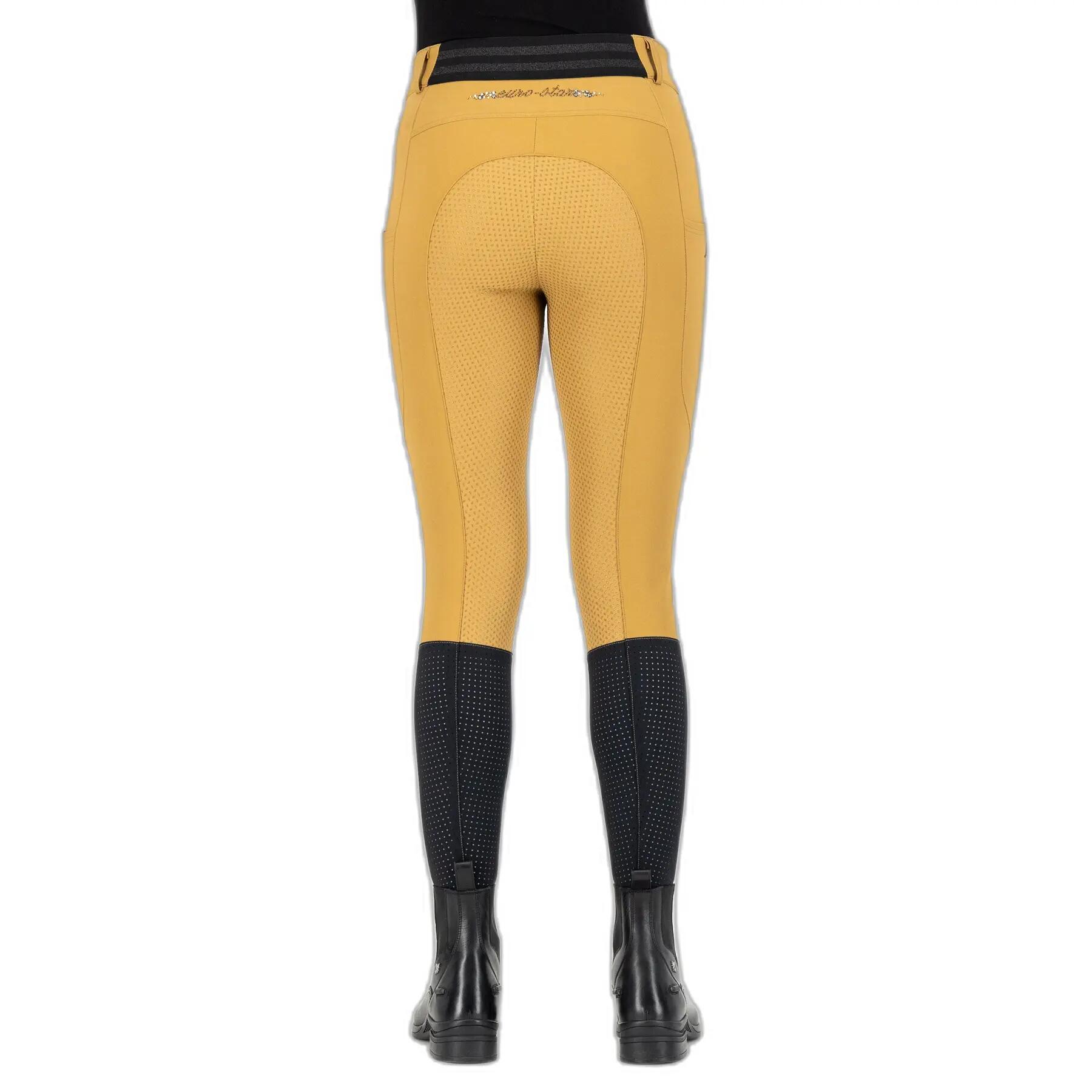 Pantaloni da equitazione full grip da donna Euro-Star Airflow 2/4
