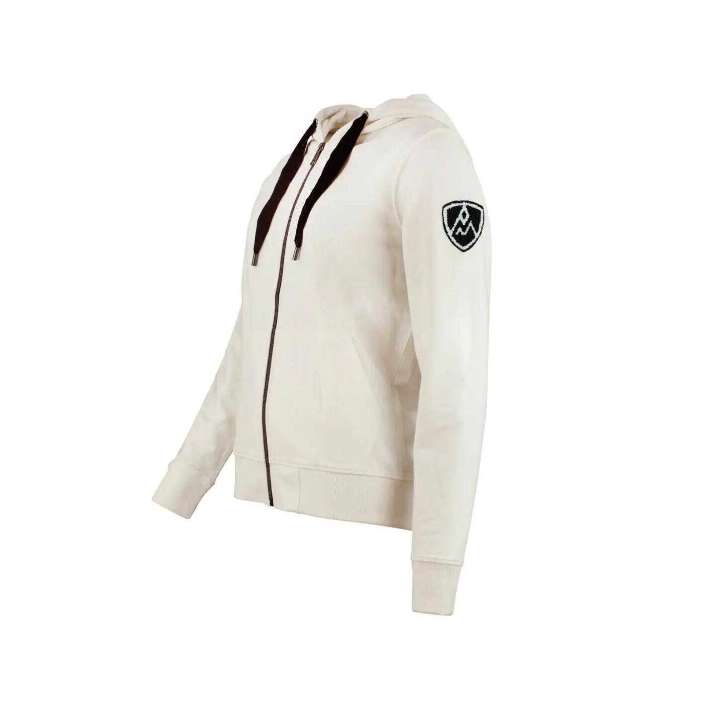 Sweatshirt Baumwolle Full Zip Damen Peak Mountain French Terry 2/5