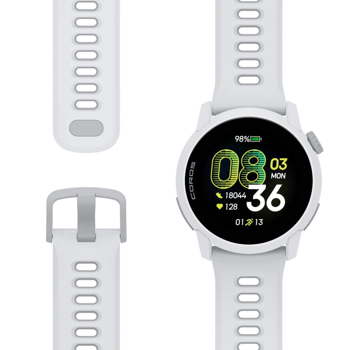 Coros Pace 4 GPS-horloge Silicone Wit 6/7
