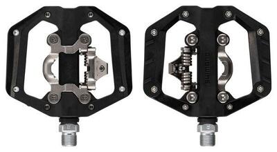 Pedali ibridi Shimano PD-EH510 SPD/piatti neri