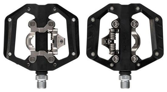 Pedali ibridi Shimano PD-EH510 SPD/piatti neri