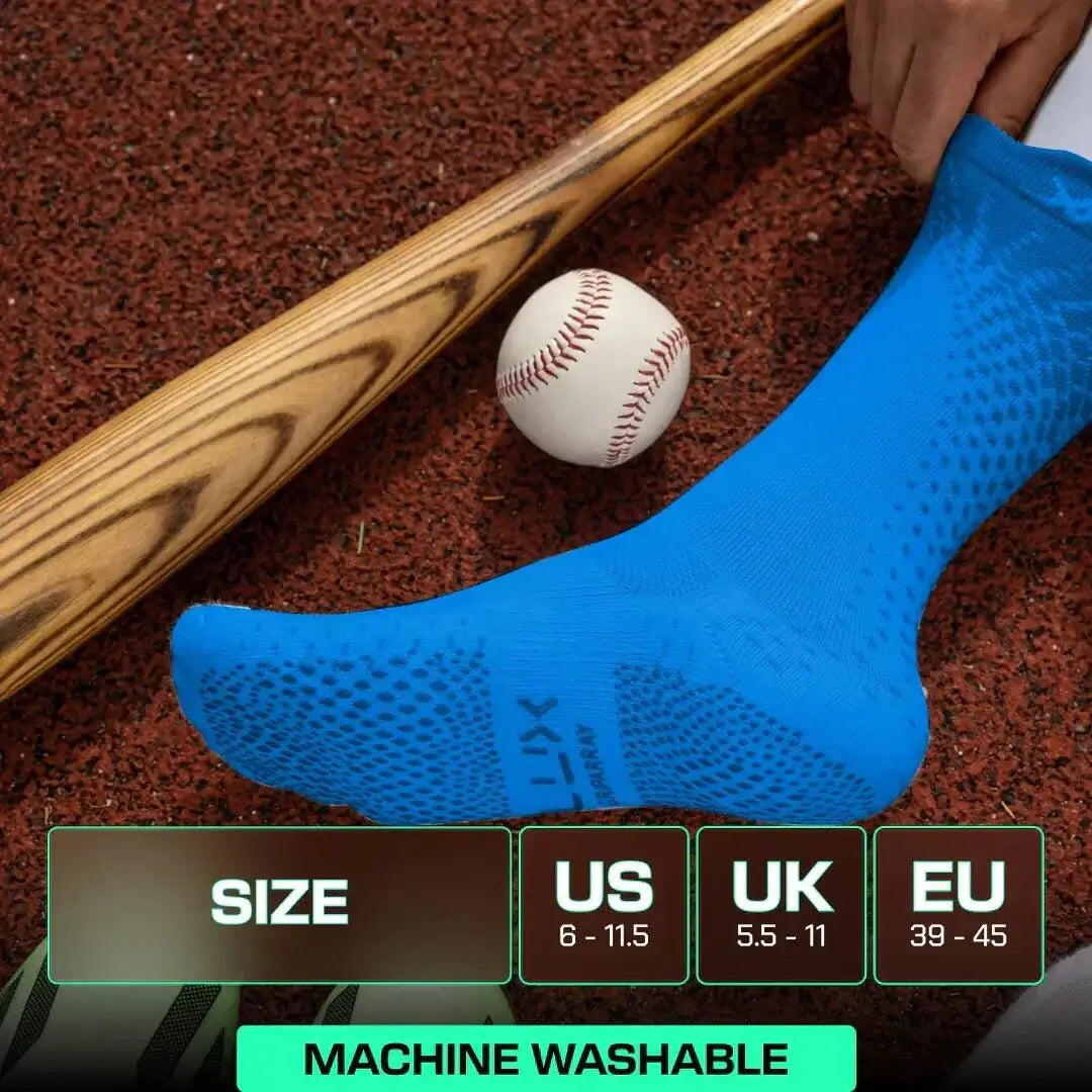 Sportsokken - Performance Grip Nop Sokken - Blauw - LUX - Blauw 6/7