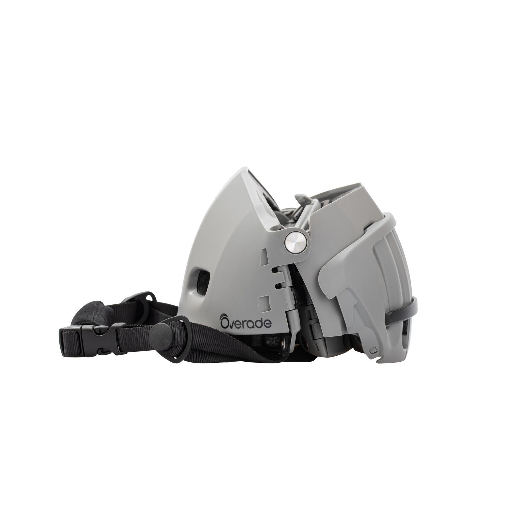 Faltbarer Helm ZOOM grau für Fahrrad oder Roller 3/7