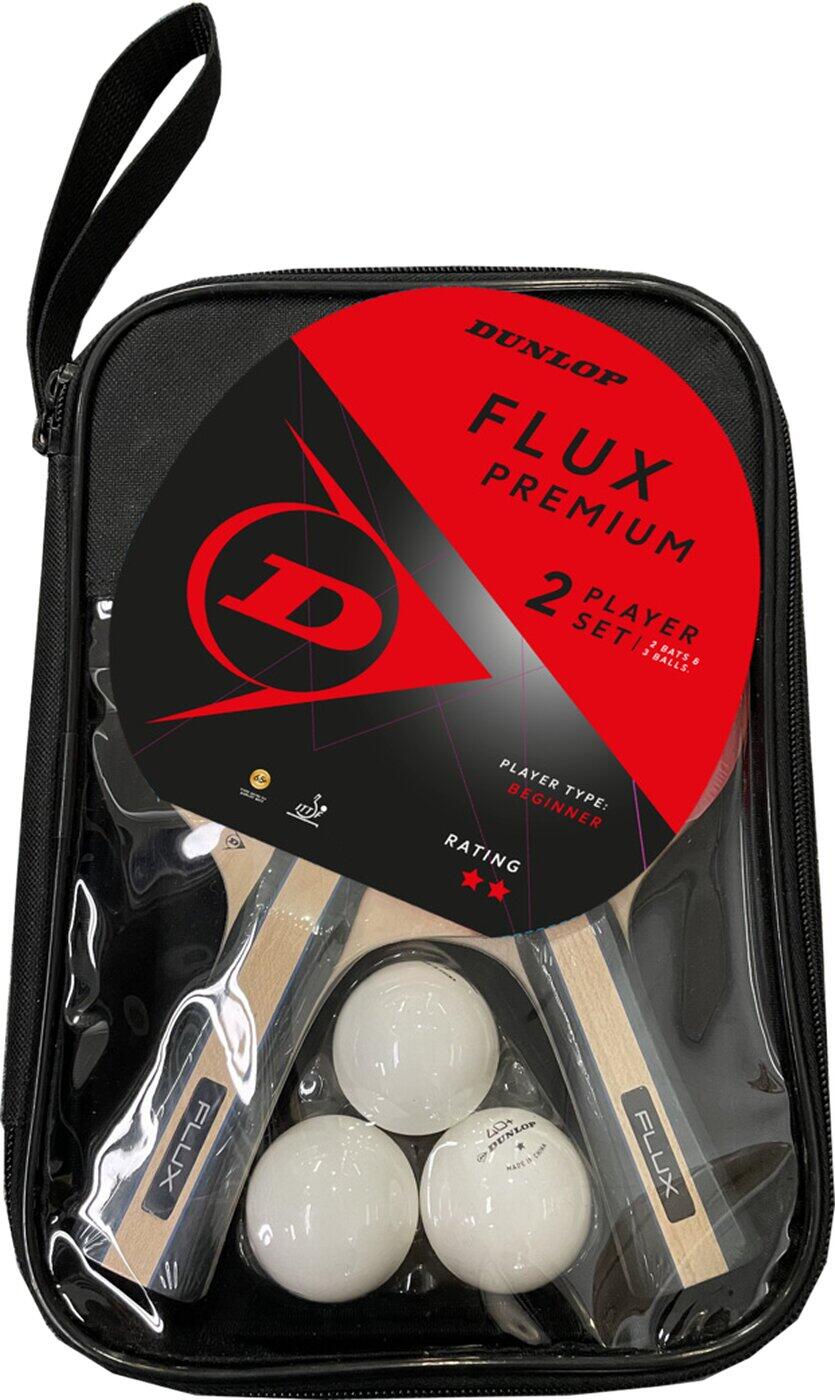 DUNLOP Flux Premium 2‑Spieler‑Set Black/Red/Blue 1/4