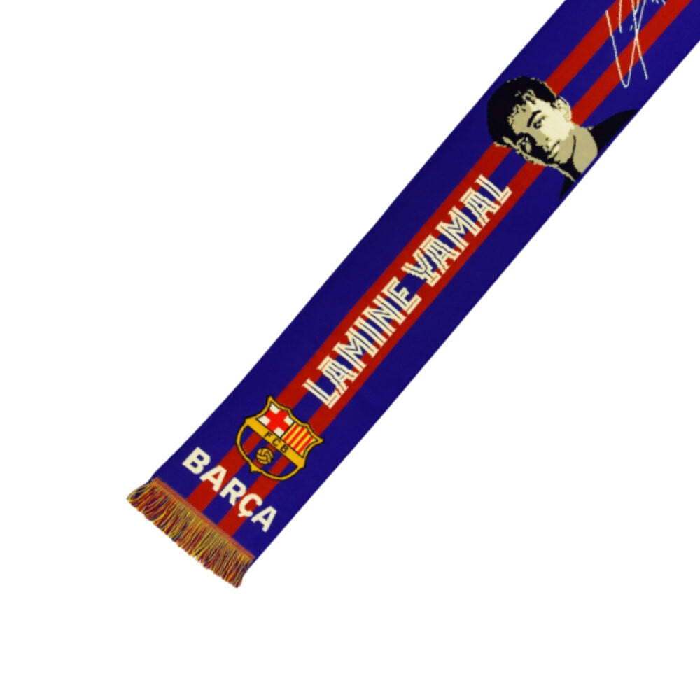 Bufanda FC Barcelona Lamine Yamal Firmada 2/5