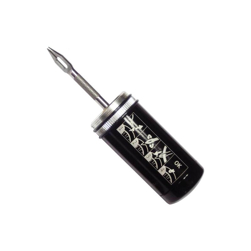 Lezyne Kit Reparare Tubeless, tub aluminiu, 5 dopuri