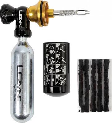 Dispenser CO2 Lezyne Tubeless CO2 Blaster e kit riparazione pneumatici tubeless