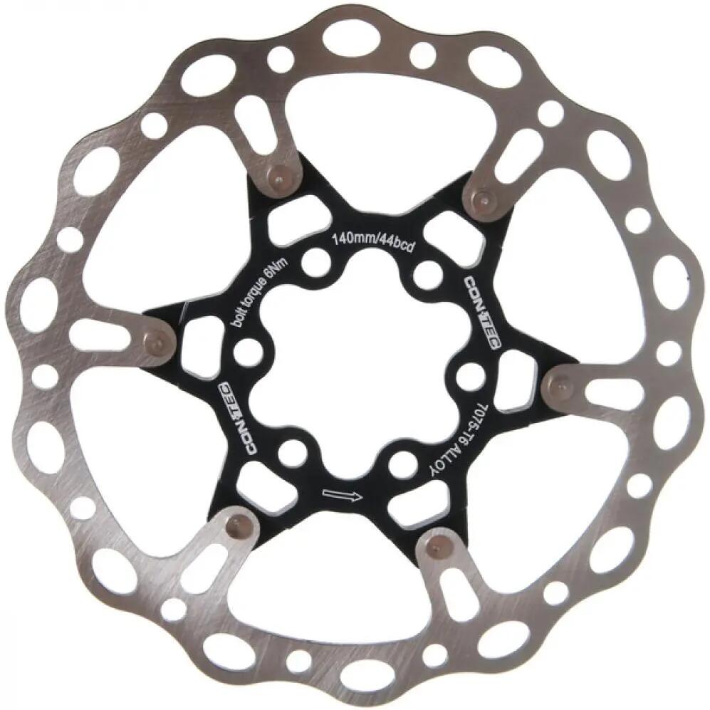 CONTEC CDR‑HD 2 140 mm 2‑piece 6‑hole Brake Disc.