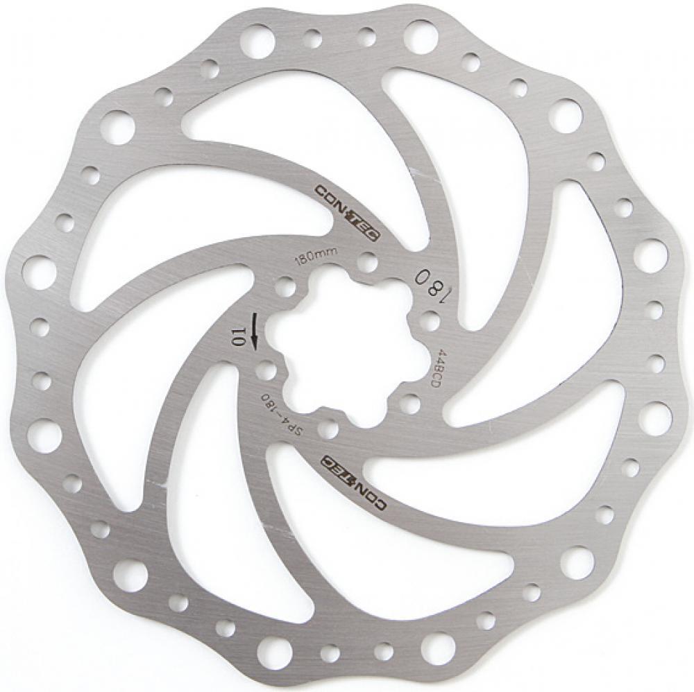 CONTEC CDR-1 tarcza hamulcowa 180 mm 1,8 mm 6-otworowa stal nierdzewna