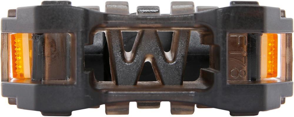 Pedal plegable CONTEC Folder 9/16 plástico negro 2/3