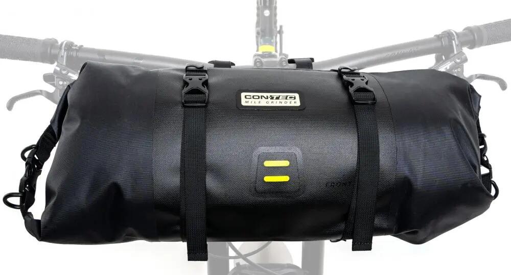 Contec stuurtas Mile Grinder Front zwart maat 62.5x28 cm 8 liter 2/3