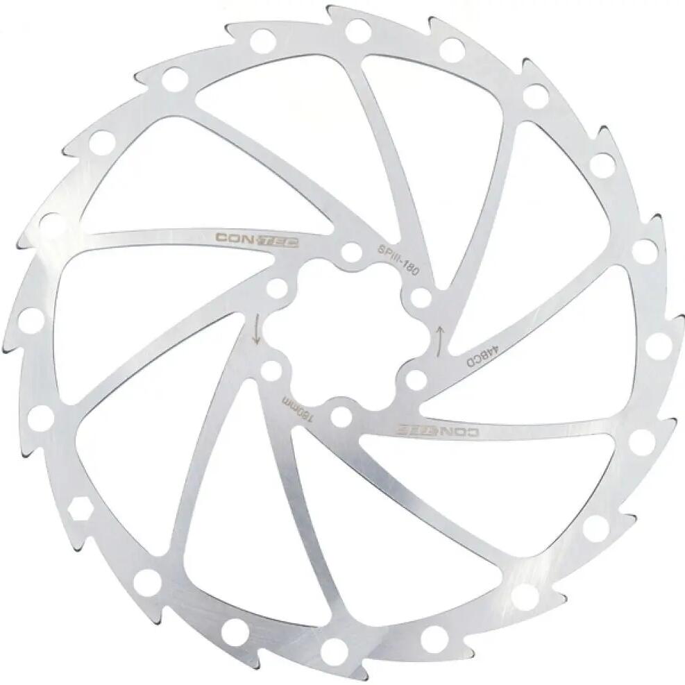 CONTEC CDR-2 180mm 6-Bolt Stainless Steel Brake Disc.