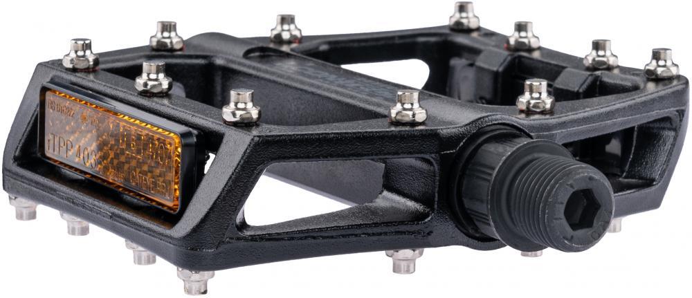 CONTEC 2Black Pedales Plataforma Aluminio Eje CrMo Pines Intercambiables 2/3