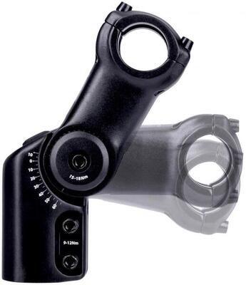 Contec stuurpen "ueda hybrid" 25,4 mm 1 1/8" 90 mm zwart