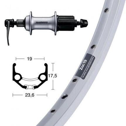 Bike-Parts Wiel|Achterwiel 28x1.75 inch Acera T3000 8|9|10|11-voudig Schnell...